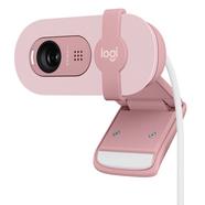 Webcam LOGITECH Brio 100 Rosa (Full HD – 1080p – Microfone Incorporado)