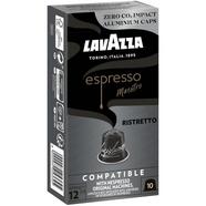 Lavazza Espresso Maestro Ristretto Cápsulas para Máquinas de Café Nespresso Caixa 10 Unidades