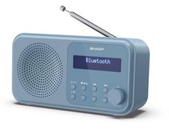 Rádio Despertador SHARP Tokyo DR-P420 (Azul – Digital – Alarme Duplo – Bateria e Pilhas)