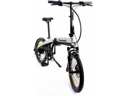 Bicicleta Elétrica KAWASAKI E Bike Folding20 (Autonomia 50 km / Velocidade Máx: 25 km/h)