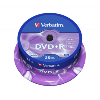 Verbatim DVD+R 4,7GB 16x Cake 25uni