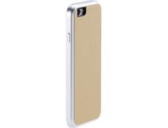 Capa JUST MOBILE AluFr Leather iPhone 6, 6s Dourado