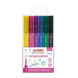 Set 6 rotuladores outliner markers Color Experience Alpino