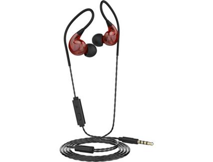Auriculares Com fio MUVIT M1S V2 (In Ear – Microfone – Vermelho)