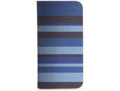 Capa TUCANO Libro Stripes iPhone 6, 6s Azul