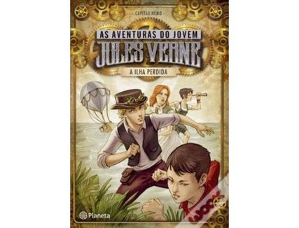 Livro As Aventuras do Jovem Jules Verne N.º 1 A Ilha Perdida de Capitão Nemo
