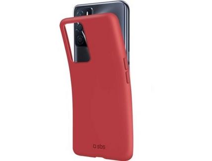 Capa Oppo A16/A16S/A54S 4G SBS Sensity Vermelho