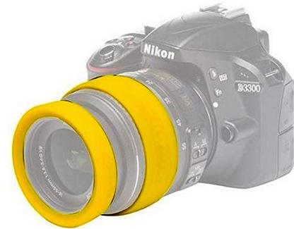 Aros protetores para lente EASYCOVER 52 mm Amarelo