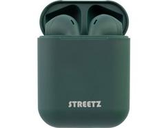 Auriculares Bluetooth True Wireless STREETZ TWS-0010 (In Ear – Microfone – Verde)