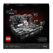 LEGO Star Wars Diorama: O Ataque à Death Star 75329 Kit de Construção para Adultos Exposição Construído com Peças Colecionável