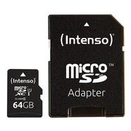 Intenso microSDXC Cartão 64GB Premium Class 10 UHS-I