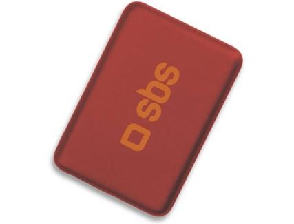 Powerbank SBS Pop Collection (4000 mAh – 1 USB – 1 MicroUSB – Vermelho)