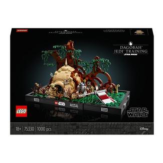 LEGO Star Wars Diorama: Treino Jedi em Dagobah 75330 Kit de Construção para Adultos Exposição Construído com Peças Colecionável