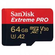 Cartão de Memória Micro SDXC SANDISK Extreme PRO (64 GB – 200 MB/s – Classe 3)