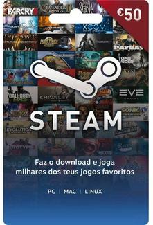 Cartão Oferta Steam 50