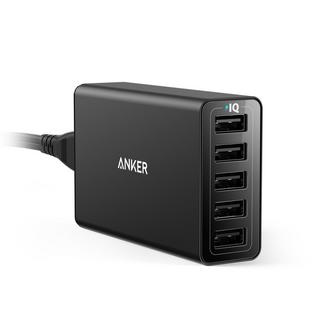 Hub USB Anker PowerPort 5 Ports 40W/8A Preto