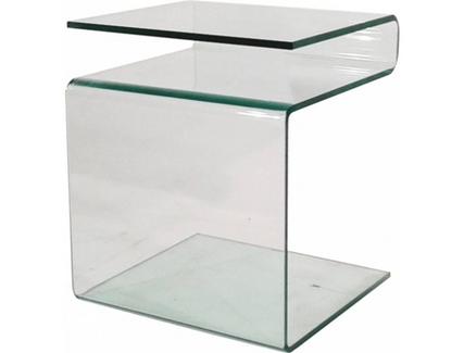 Mesa Apoio BHP clear B154080 vidro transparente