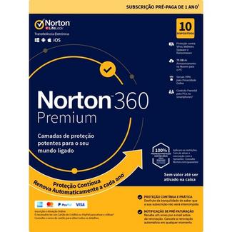 Norton 360 Premium 75GB 1 User 10 Device
