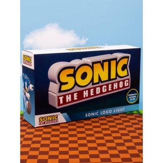 Candeeiro com logótipo Sonic 3D