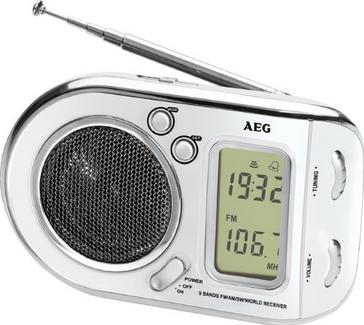 Rádio Portátil AEG TR 4131 (Branco – AM / FM / LW – Pilhas)