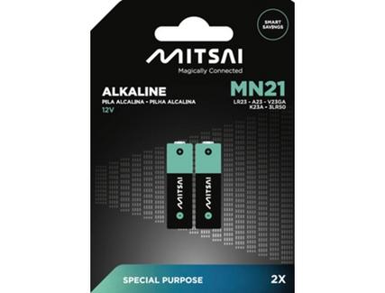Pilhas Não Recarregáveis MITSAI MN21 (MN – 2 Unidades)