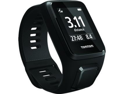 Smartwatch TomTom Spark 3 Cardio Preto + Música Bluetooth
