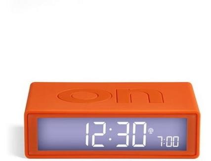 Relógio Despertador LEXON Flip+ (Digital – Laranja)