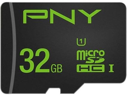 Cartão de Memória MicroSD PNY 32gb High Performance 100mbs