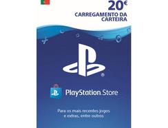 Cartão de Carregamento PlayStation Store 20 Euros
