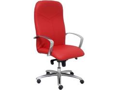 Cadeira Executiva PYC Caudete Vermelho (Braços Ajustáveis -Couro)