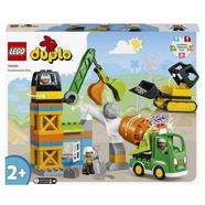 LEGO DUPLO Town Área de Construção – set de brinquedo de construção educativo para idades 2+