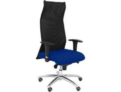 Cadeira de Escritório Executiva PIQUERAS Y CRESPO Sahúco XL Azul e Preto (Malha e Tecido)