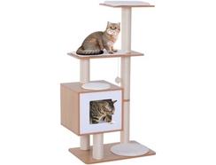 Árvore Arranhadora para Gatos MDF, Sisal cor Marrón 71.5×49.5×120 cm PAWHUT