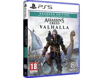 Jogo PS5 Assassin’s Creed Valhalla (Drakkar Edition – M18)