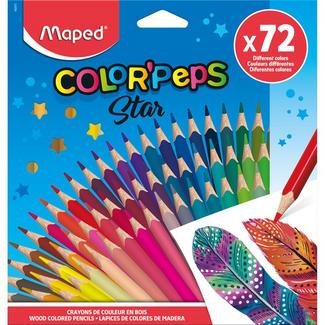 72 Lápis de Cores Color Pep’s Star