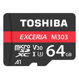 Toshiba Exceria M303 UHS-I V30 microSDXC 64GB + Adaptador SD