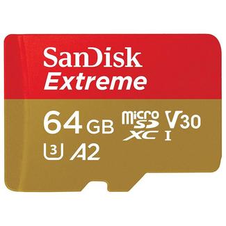 Cartão de Memória SANDISK Extreme MicroSD 64GB 160MB/S