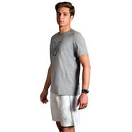 T-shirt de Homem VOLT PADEL Casual Cinza Claro para Padel (Tamanho: S)