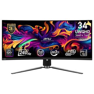 MSI MPG 341CQPX 34″ QD-OLED UltraWide QHD 240Hz USB-C Curvo