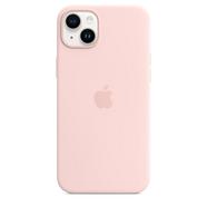 Capa em Silicone com MagSafe para iPhone 14 Plus – Chalk Pink