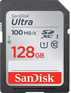 Cartão de Memória SANDISK Ultra 128 GB SDXC 100MB/s