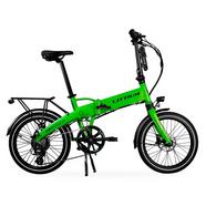 Littium – Bicicleta Elétrica Dobrável Ibiza Rainbow – Green Peace Tamanho único