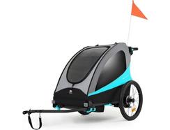 Reboque para Bicicleta/Carrinho de Bebé KINDERKRAFT Nava (3 em 1 – Azul)