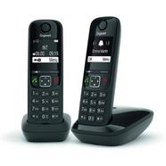 Pack 2x Telefones de Secretária Sem Fios Gigaset AS690 – Preto