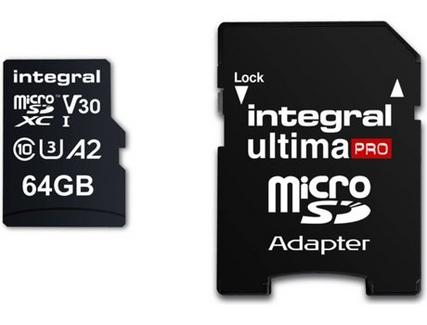 Cartão de Memória MicroSD INTEGRAL 64 GB