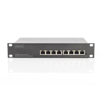 Digitus Switch Gigabit Ethernet 8 Portas 10″ L2+ Managed