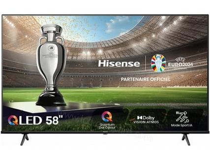 TV HISENSE 58E7NQ (QLED – 58” – 147 cm – 4K Ultra HD – Smart TV)
