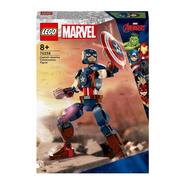Figura para Construir: Capitão América Super-heróis Os Vingadores LEGO Marvel