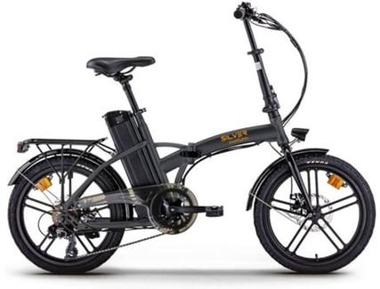 Bicicleta Elétrica Dobrável SILVER EBN5 Pro (Vel.Máxima: 25 Km/h – Autonomia: 35 Km)