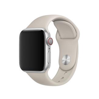 Bracelete Silicone 4-OK para Apple Watch 38mm | 40mm – Cinzento Pedra